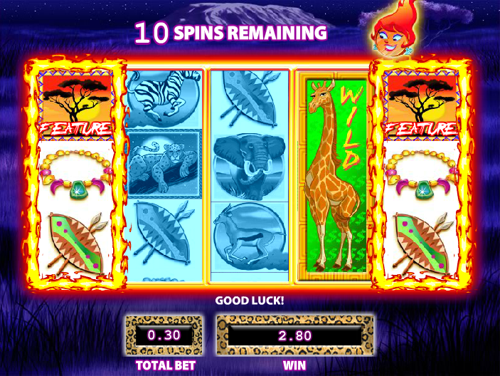 Great africa slots game
